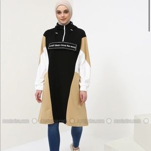 Light Knee-length Hoodie